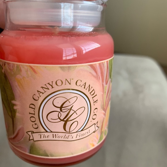 Gold Canyon Candle Co. Honeysuckle 5oz. Glass Jar Candle - Picture 2 of 6
